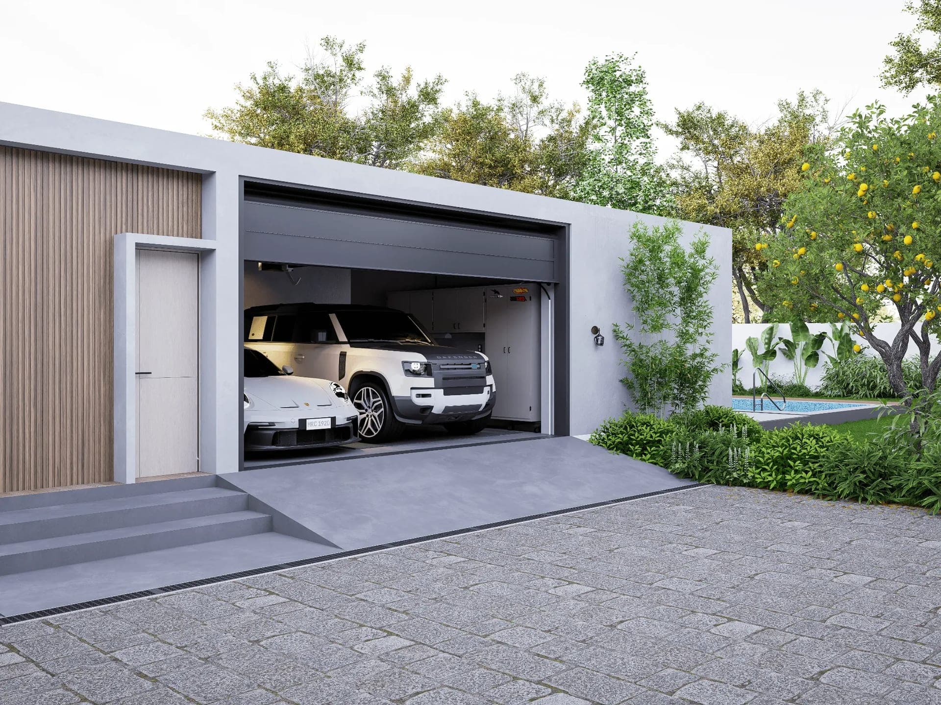 3D Modeling & Renders — Mixed-Use Concept · Commercial